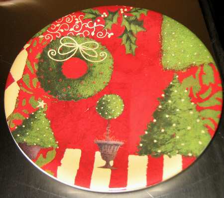 Holiday Dessert/Pie Plate