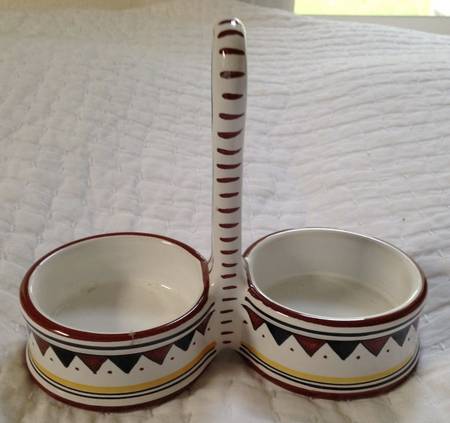 Siena Tray for Vinegar and Oil Tray Set