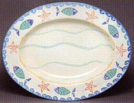 Atlantis 16" Oval Serving Platter