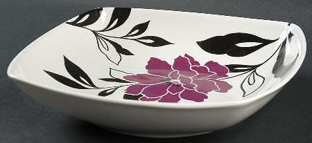 Belinda Purple Coupe Soup Bowl