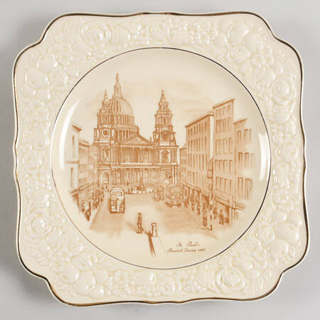 CRD301 Square Salad Plate