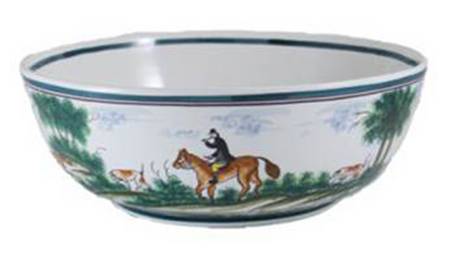 Century Hunt 12" Round Serving Bowl