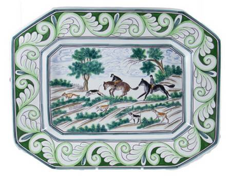 Century Hunt 17" Octagonal Serving Platter