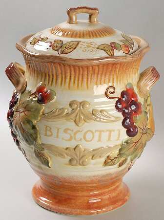 Siena Biscuit Barrel & Lid