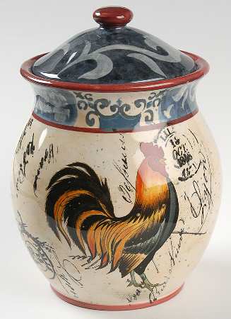 Lille Rooster Small Canister & Lid