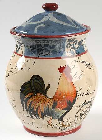 Lille Rooster Large Canister & Lid