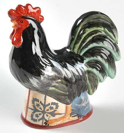 Lille Rooster Figural Salt Shaker