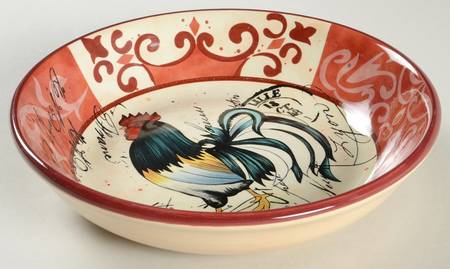 Lille Rooster 9" Soup/Pasta Bowl