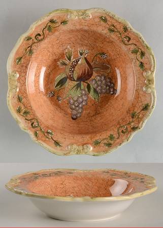Umbria Large Rim Soup Bowl