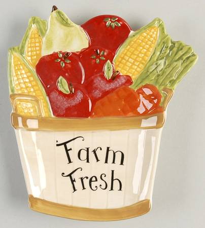 Farmers Market Figural Spoon Rest