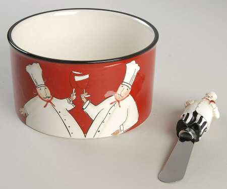 Salute Dip Bowl & Spreader Set