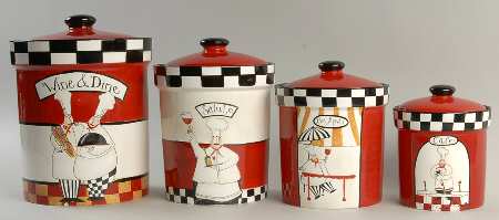 Salute (4 Piece) Canister Set (Box Set)