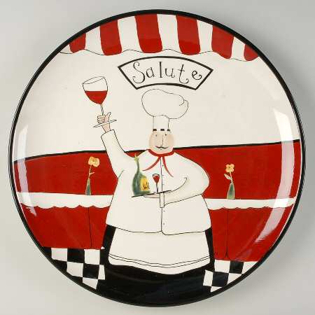 Salute 15" Chop Plate (Round Platter)