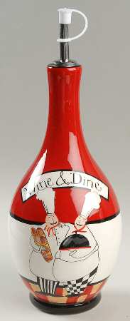 Salute Oil Jar & Drizzle Spout