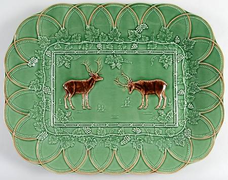 Hunting 18" Oval Serving Platter