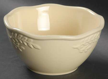Cuisineware Ivory (Embossed Leaves) Individual Ice Cream Dish