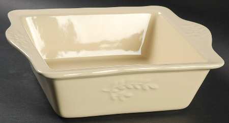 Cuisineware Ivory (Embossed Leaves) 10" Square Baker
