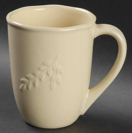 Cuisineware Ivory (Embossed Leaves) Mug