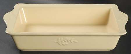 Cuisineware Ivory (Embossed Leaves) 15" Rectangular Baker