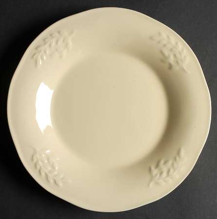 Cuisineware Ivory (Embossed Leaves) Salad/Dessert Plate