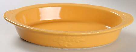 Cuisineware Gold (Embossed Leaves) 11" Augratin