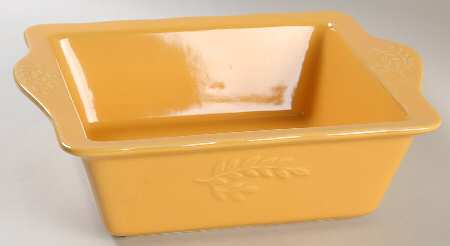 Cuisineware Gold (Embossed Leaves) 10" Square Baker