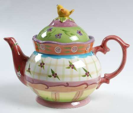Tea Garden Teapot & Lid