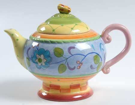 Tea Garden Mini Teapot & Lid