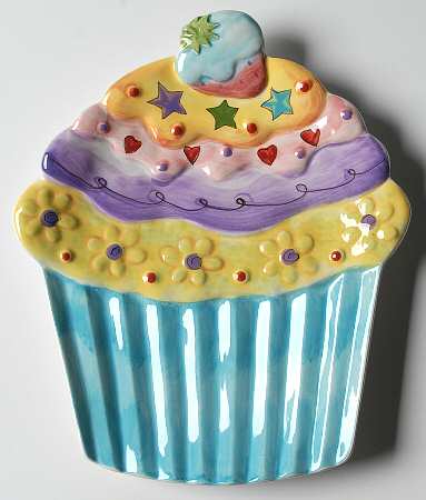 Happy Birthday Figural Dessert/Pie Plate