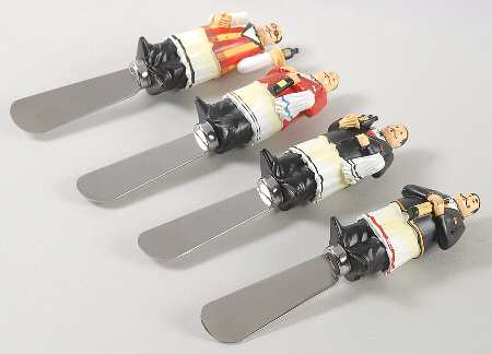 Bistro Individual Spreader - Set of 4 Motifs