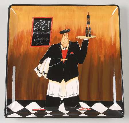 Bistro Square Dinner Plate