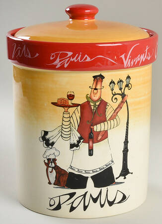 Paris Chefs Extra Large Canister & Lid with Seal Ring