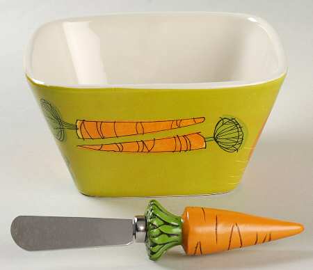 Appetizer Dip Bowl & Spreader Set