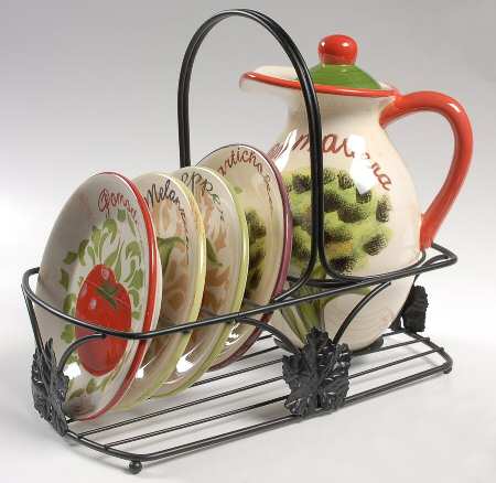 Primavera (7 Pc) Oil Set (Oil&Lid,4 Motif Dip & Metal Std)