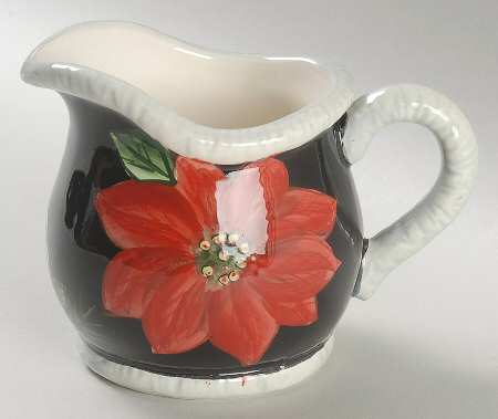 Poinsettia Creamer