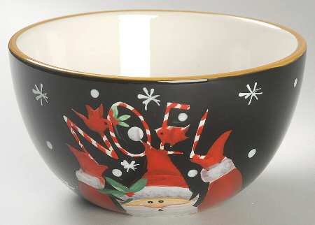 Candy Cane Santa Individual Ice Cream Dish