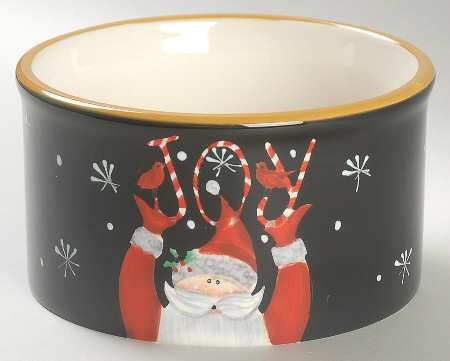 Candy Cane Santa Dip Bowl (for Dip and Spreader)