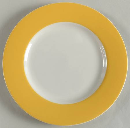Hamptons Yellow Salad Plate by Crate & Barrel