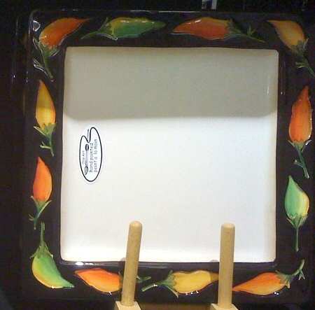 Cayenne Square Dinner Plate