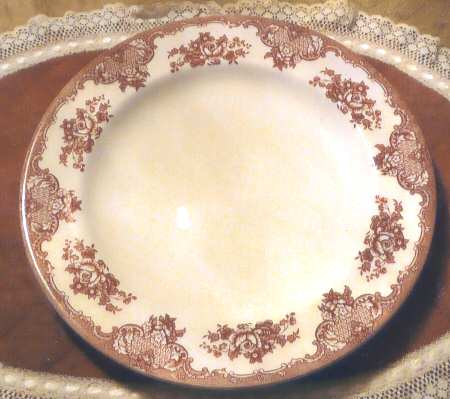 English Garden Dinner Plate