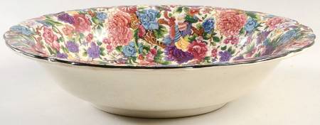 Purple Chintz by Crown Ducal