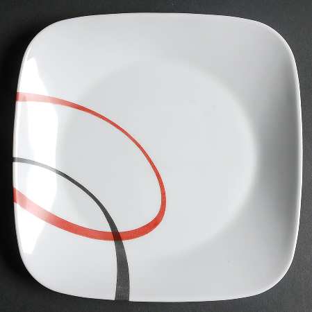 Fine Lines Luncheon Plate by Corning Corelle
