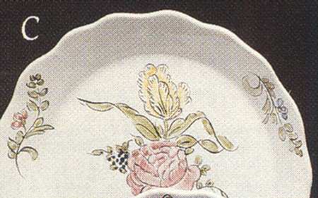 French Flower 9" Individual Pasta Bowl