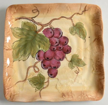 Chardonnay (No Trim) Square Salad Plate