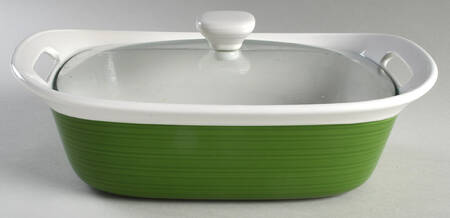 Etch Grass 2.5 Quart Rectangular Casserole with Lid