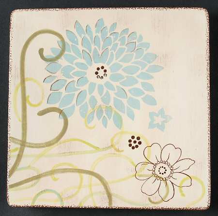 Damask Dot Salad Plate