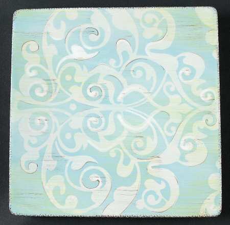 Damask Dot Salad Plate