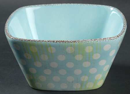 Damask Dot Soup/Cereal Bowl