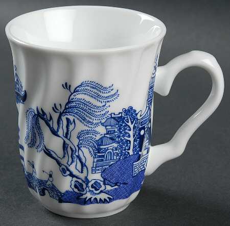 Blue Willow (Swirled) Mug