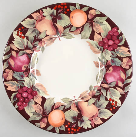 Fruit Wreath 16" Round Platter